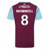 Burnley Josh Brownhill #8 Hjemmedrakt 2024-25 Kortermet